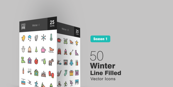 Набор иконок на тему графика