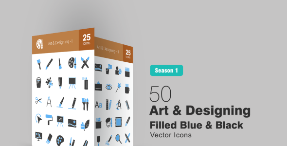 Набор иконок на тему графика