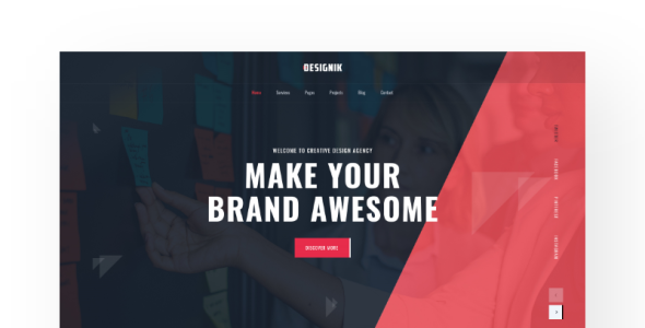 PSD шаблон на тему графика