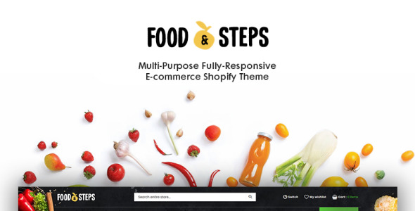 тема organic &amp; food responsive shopify