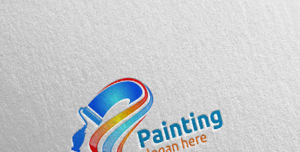 Шаблон логотипа на тему графика