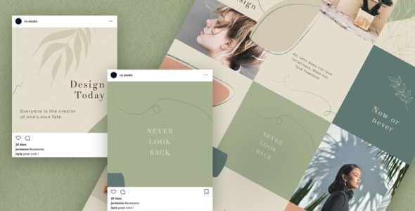 Шаблон для соцсетей на тему графика