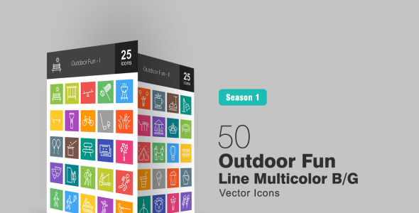 Набор иконок на тему графика