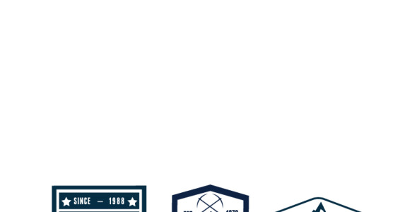 Шаблон логотипа на тему графика