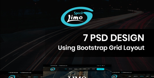 PSD шаблон на тему графика