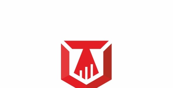 Шаблон логотипа на тему графика