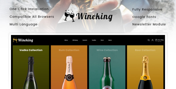 шаблон opencart винного магазина