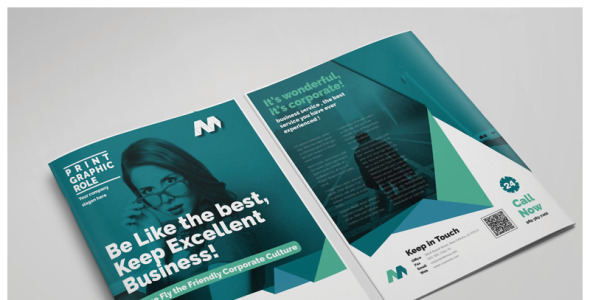 Фирменный стиль на тему графика