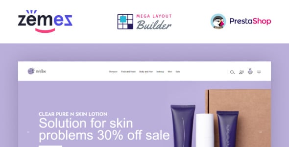 красота онлайн электронная коммерция prestashop тема