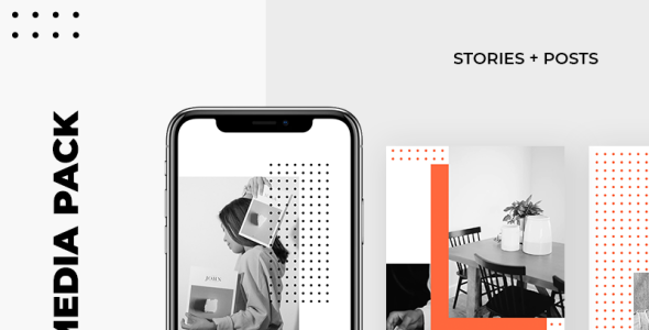 Шаблон для соцсетей на тему графика