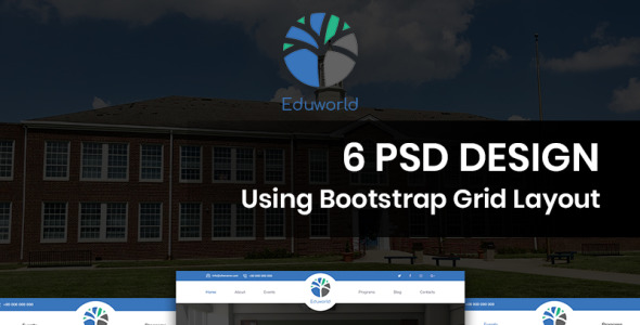 PSD шаблон на тему графика