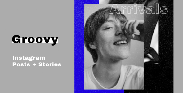 Шаблон для соцсетей на тему графика