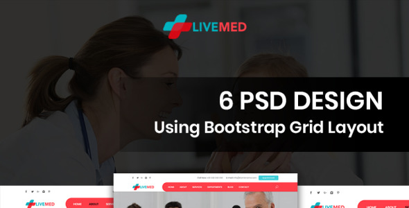 PSD шаблон на тему графика