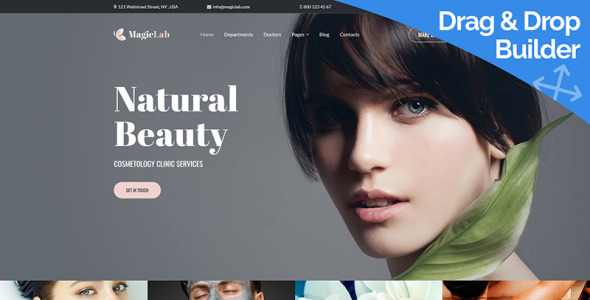 Cosmetic Clinic Moto CMS 3 Template