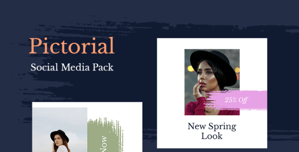 Шаблон для соцсетей на тему графика