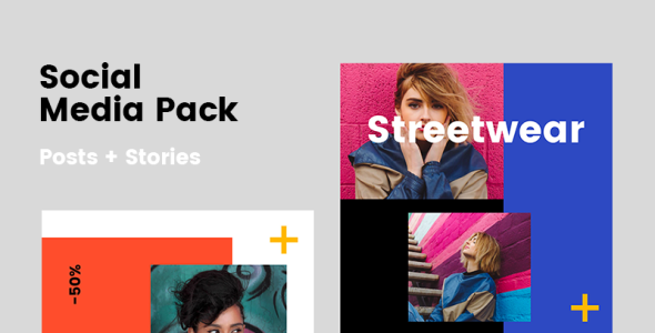 Шаблон для соцсетей на тему графика