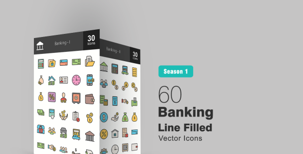 Набор иконок на тему графика