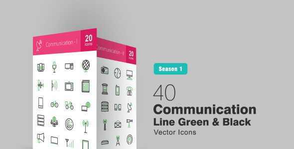 Набор иконок на тему графика