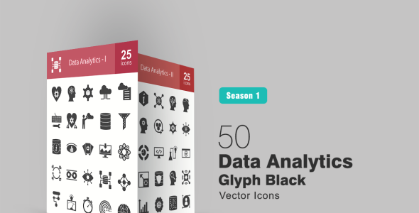 Набор иконок на тему графика