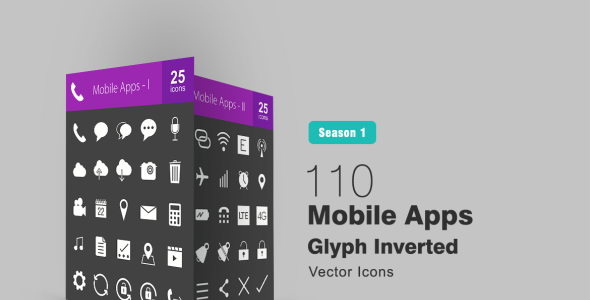 Набор иконок на тему графика