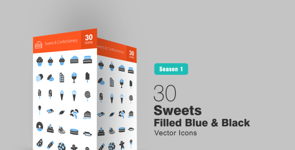 Набор иконок на тему графика