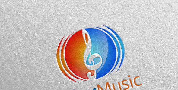 Шаблон логотипа на тему графика