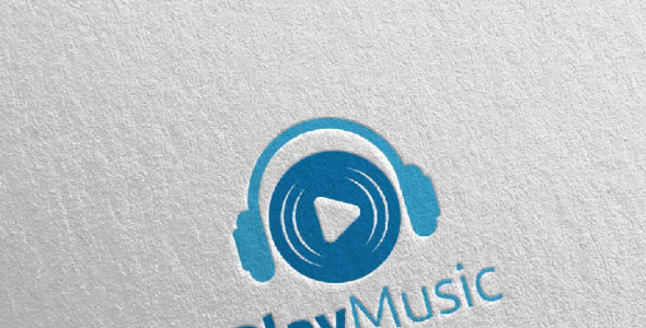 Шаблон логотипа на тему графика