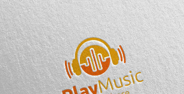 Шаблон логотипа на тему графика