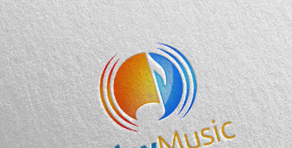 Шаблон логотипа на тему графика