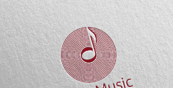 Шаблон логотипа на тему графика