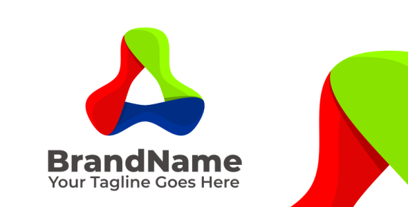 Шаблон логотипа на тему графика