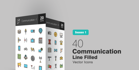 Набор иконок на тему графика