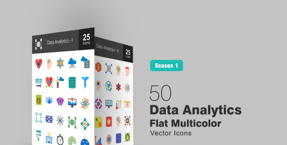 Набор иконок на тему графика