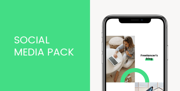 Шаблон для соцсетей на тему графика