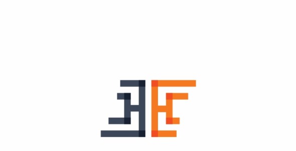 Шаблон логотипа на тему графика