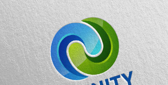 Шаблон логотипа на тему графика