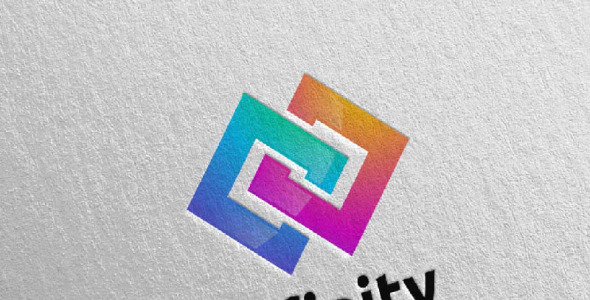 Шаблон логотипа на тему графика