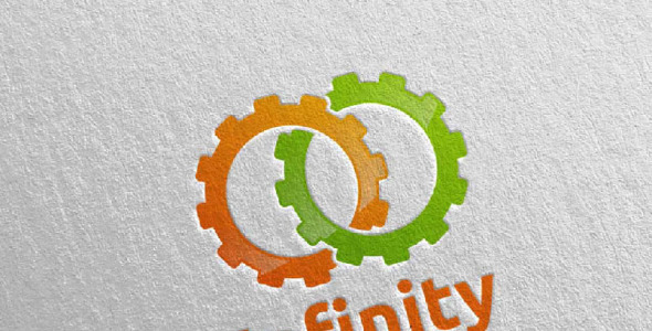 Шаблон логотипа на тему графика