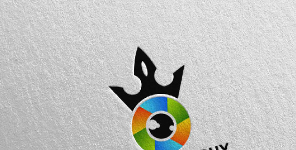 Шаблон логотипа на тему графика