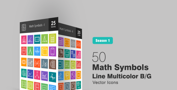 Набор иконок на тему графика