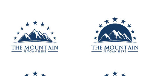 Шаблон логотипа на тему графика