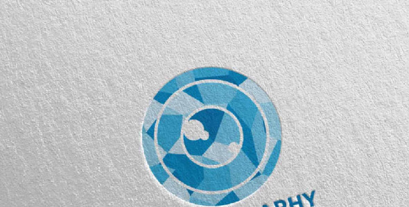 Шаблон логотипа на тему графика