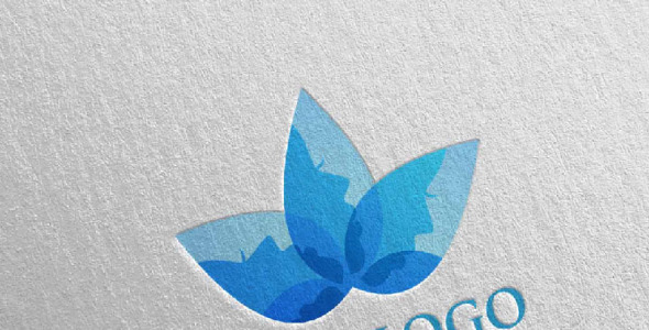 Шаблон логотипа на тему графика