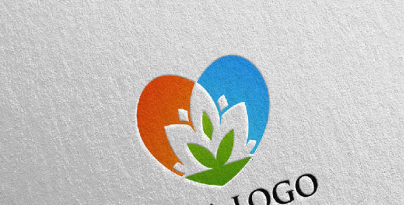 Шаблон логотипа на тему графика