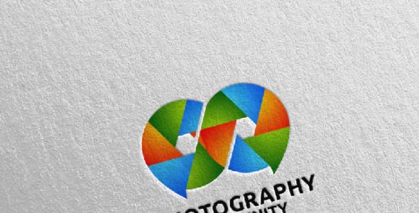 Шаблон логотипа на тему графика