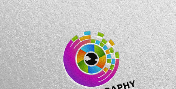 Шаблон логотипа на тему графика