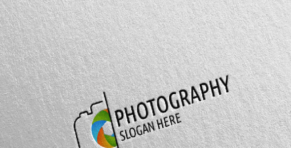 Шаблон логотипа на тему графика