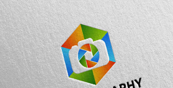 Шаблон логотипа на тему графика