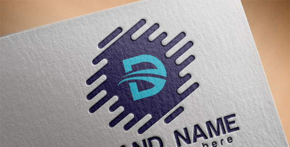 Шаблон логотипа на тему графика