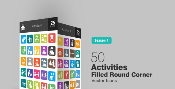 Набор иконок на тему графика